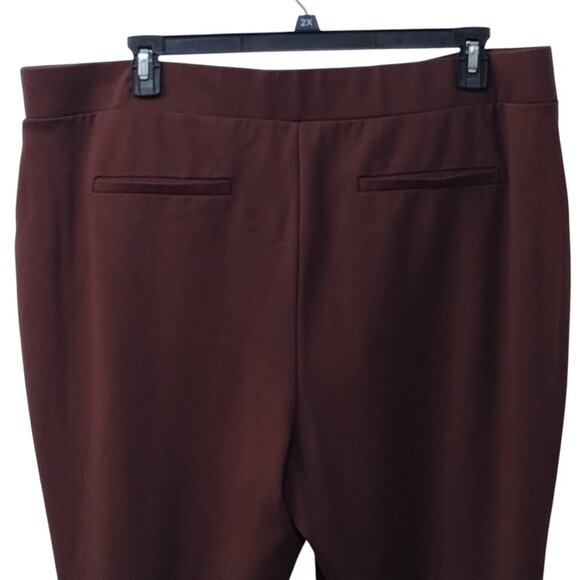 IMAN 2-Piece Chocolate Brown Pantsuit – Size 2X, Elegance & Comfort - Picture 10 of 12